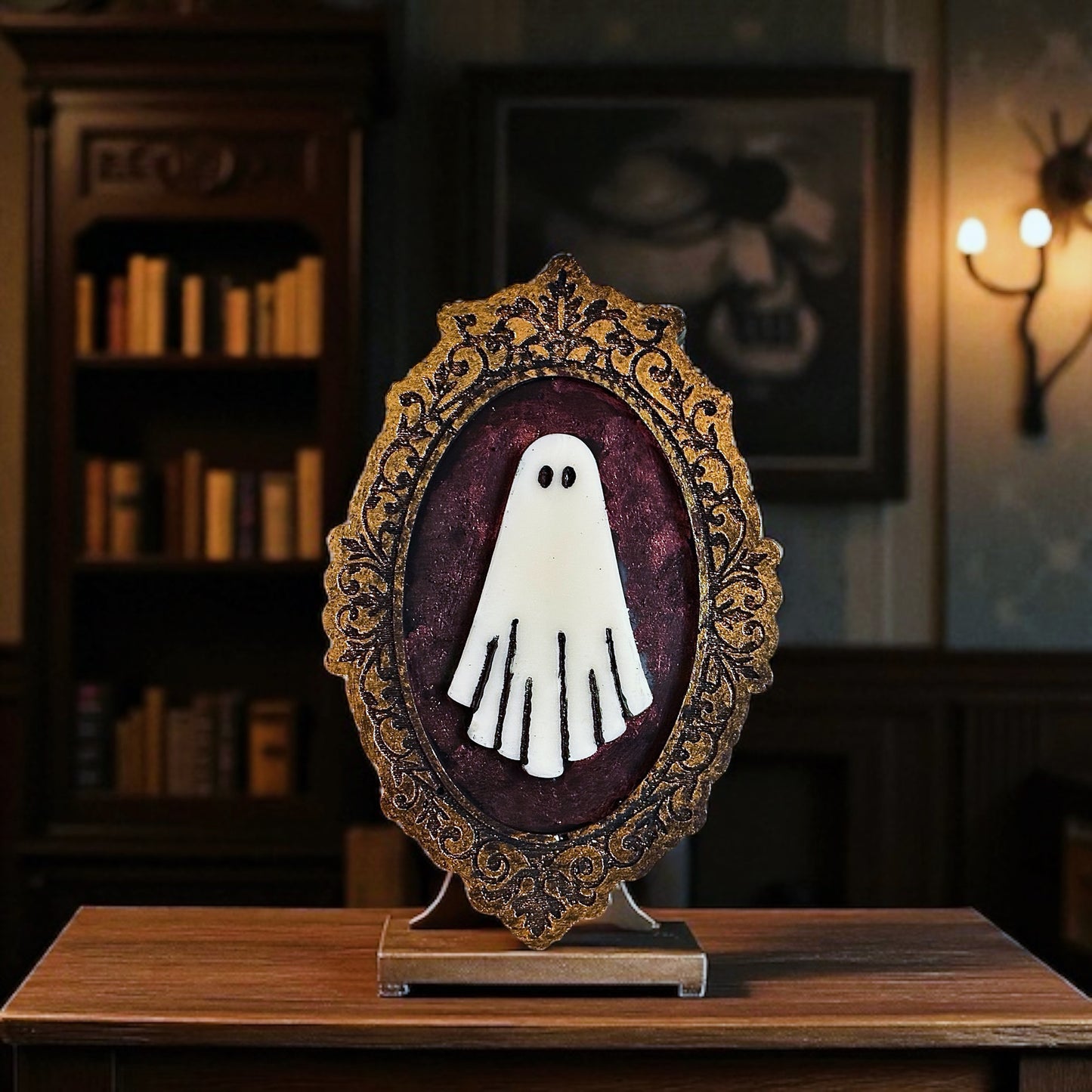 Tudor Rose & Amber Ghosty Vintage Frame Wax Melt