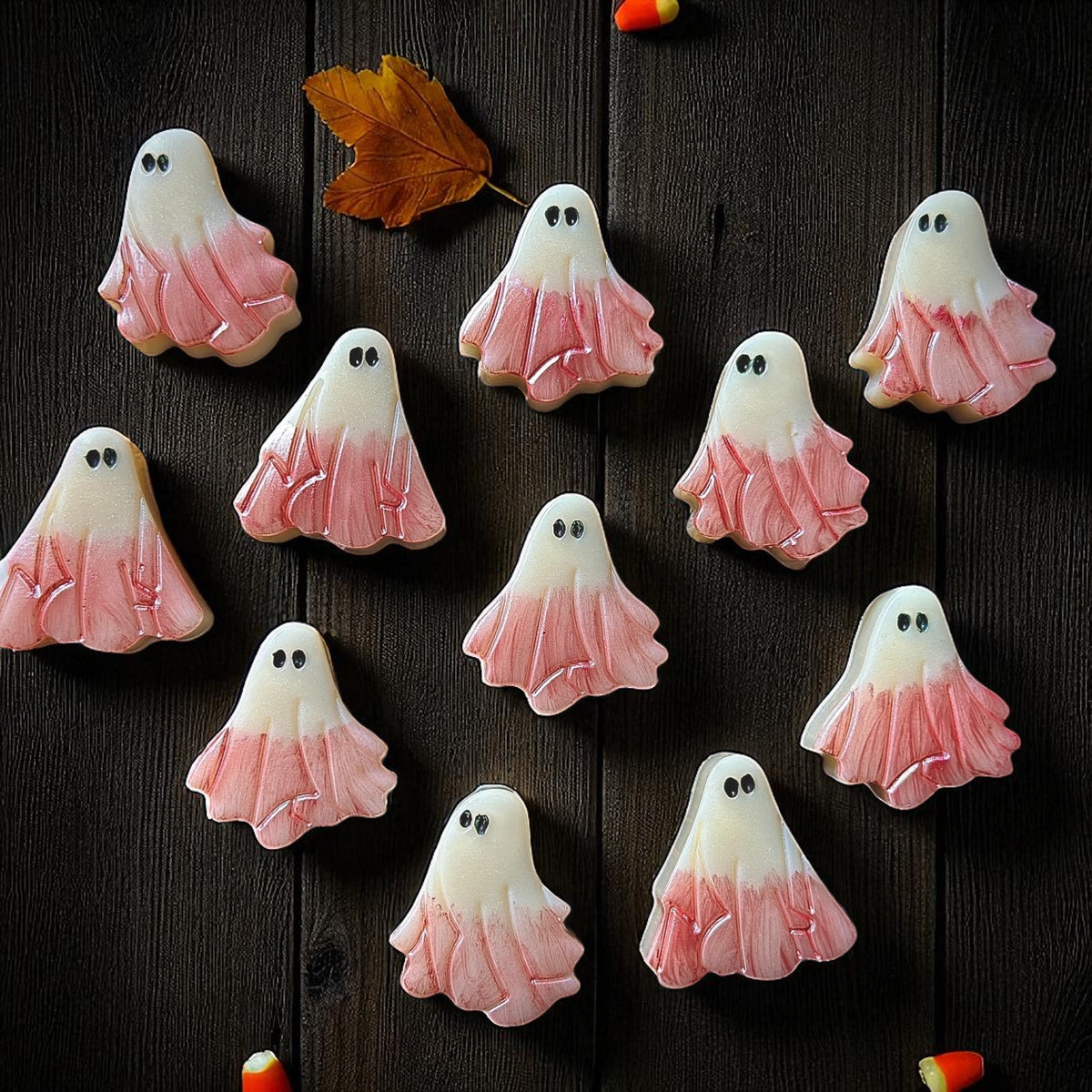 Marshmallows & Fresh Raspberry Ghost Wax Melts (Pack Of 6)