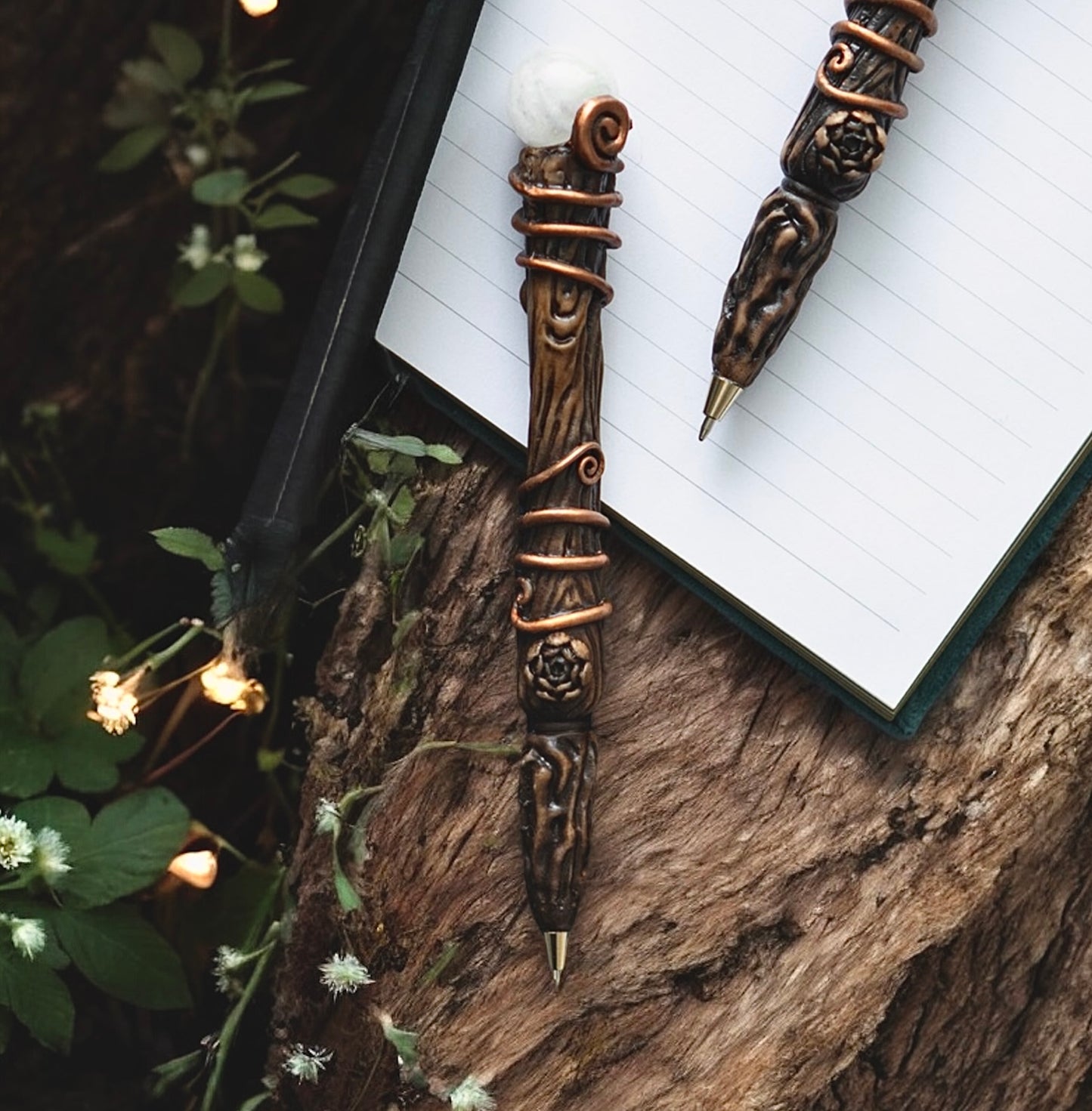 Aura Quartz Crystal Wand Pen