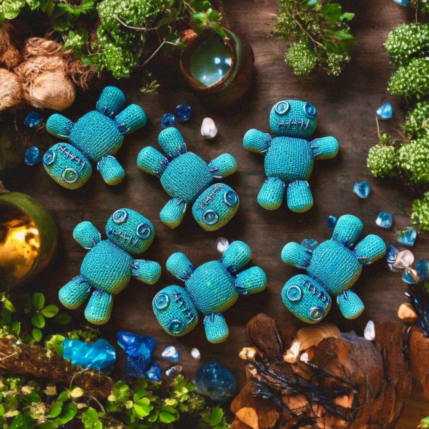 Cosmic Blue Voodoo Doll Wax Melt (Individual)