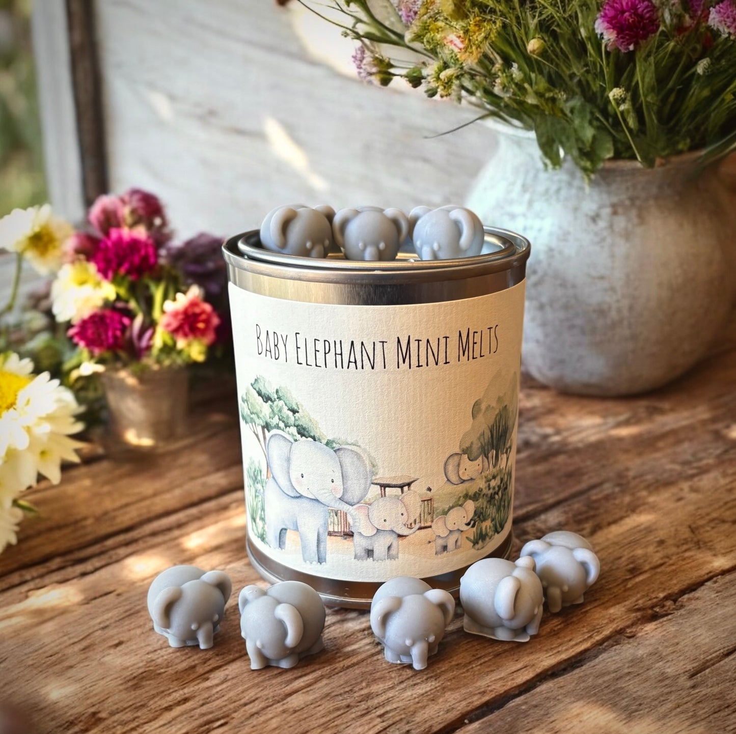 Baby Elephant Mini Wax Melts-PRE ORDER