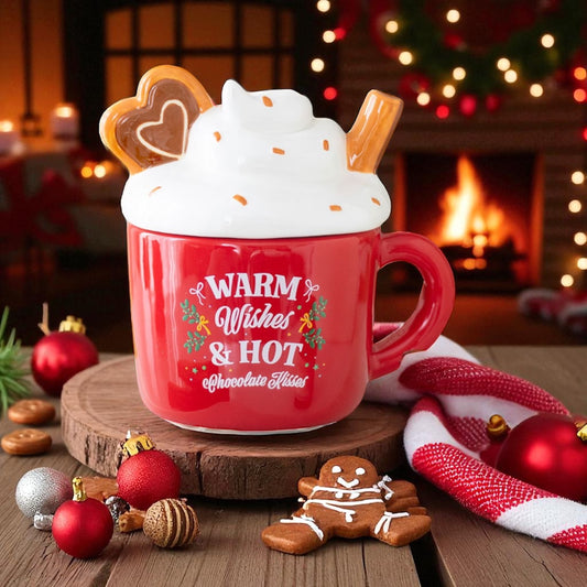 Hot Chocolate Mug Christmas Burner