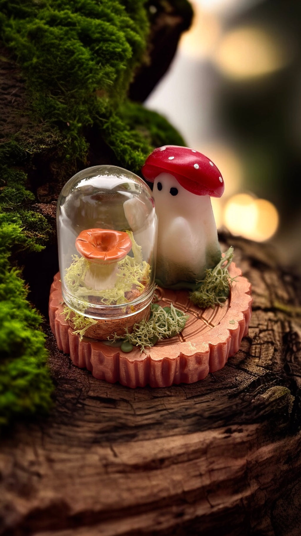 Forest Fungi Terrarium Wax Melt- Gift Boxed