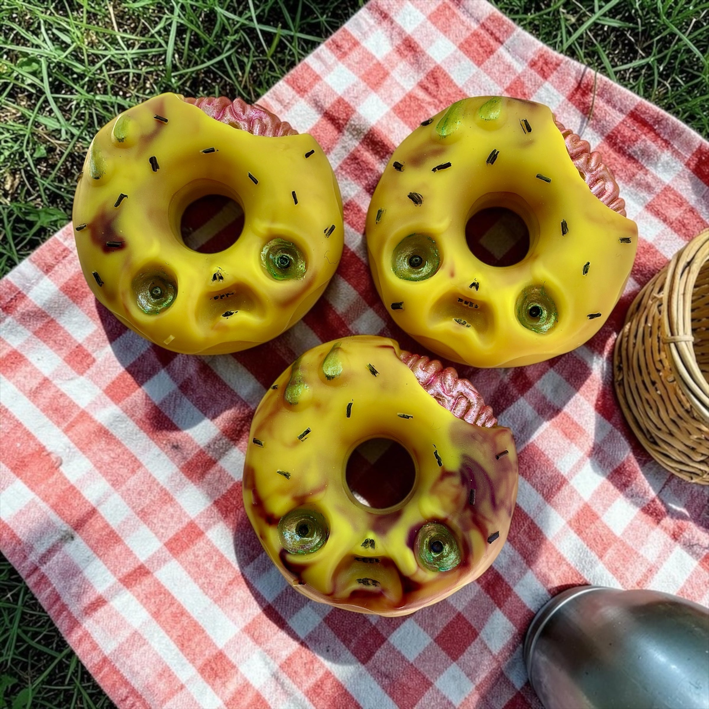 Blueberry & Lemon Zombie Donut Wax Melt (Individual)-PRE ORDER