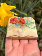 Vintage Leather & Wildflower Book Wax Melt-(Gift Boxed)-PRE ORDER