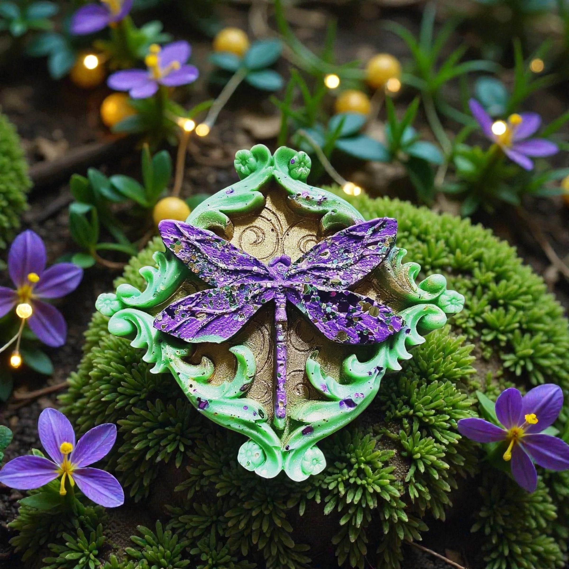 Moonlight Lily Dragonfly Wax Melt Slab-PRE ORDER