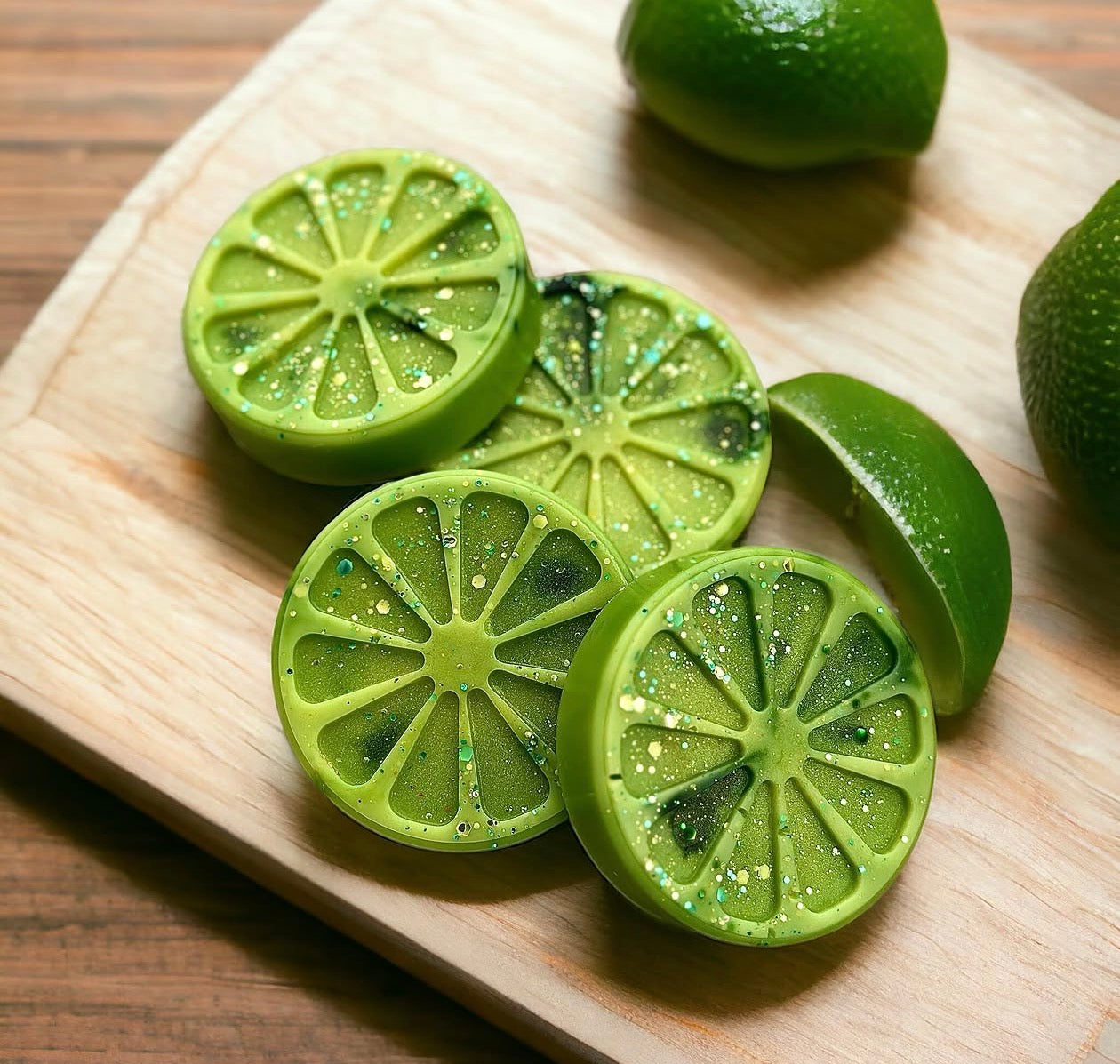 Fizzy Lime Pop Wax Melt Slice (Individual)