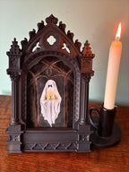 The Haunted Cathedral- Framed Original Acrylic Painting