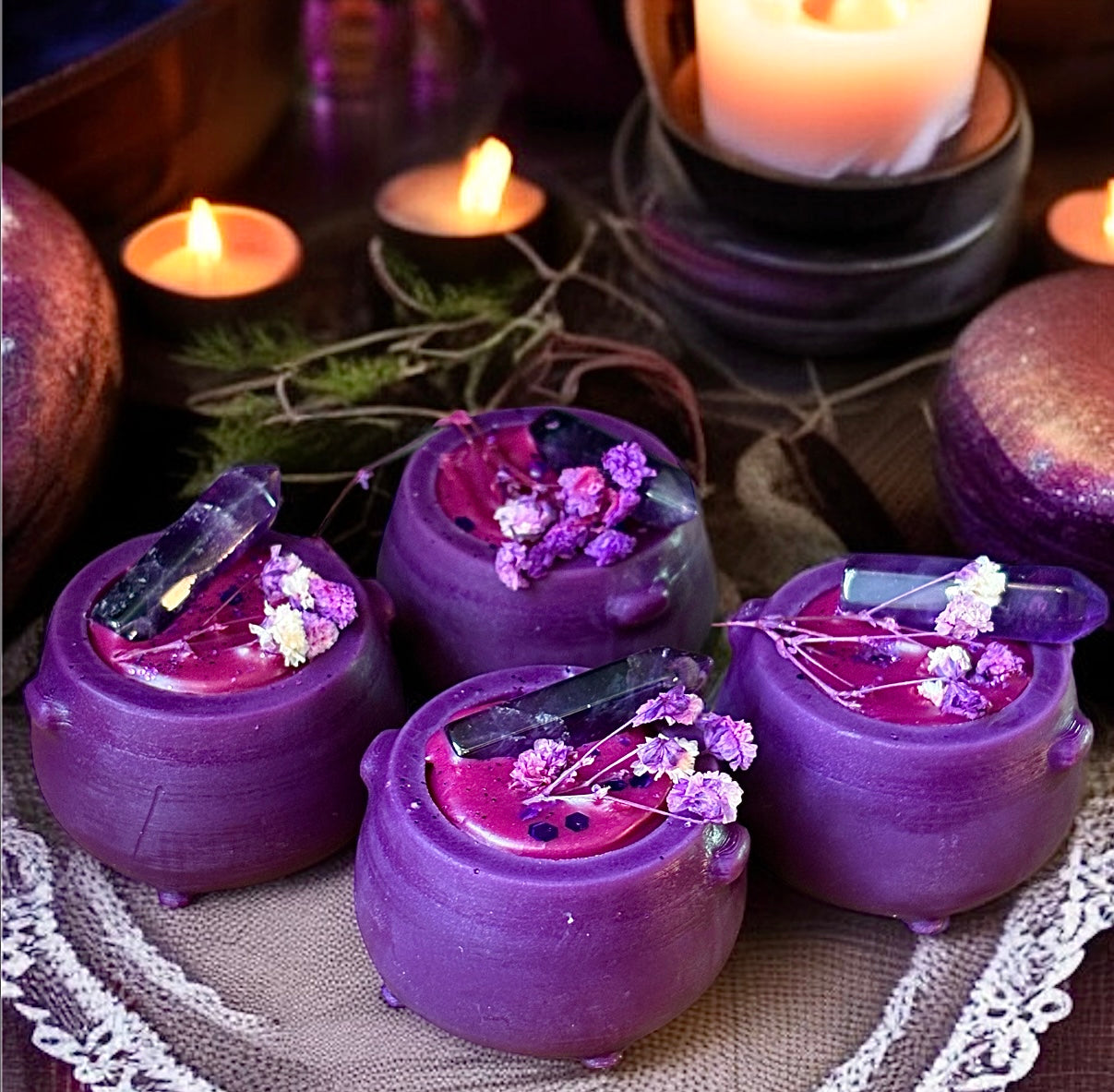 Amethyst Cauldron Wax Melt