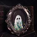 Framed Mini Gothic Original Floral Ghost Painting