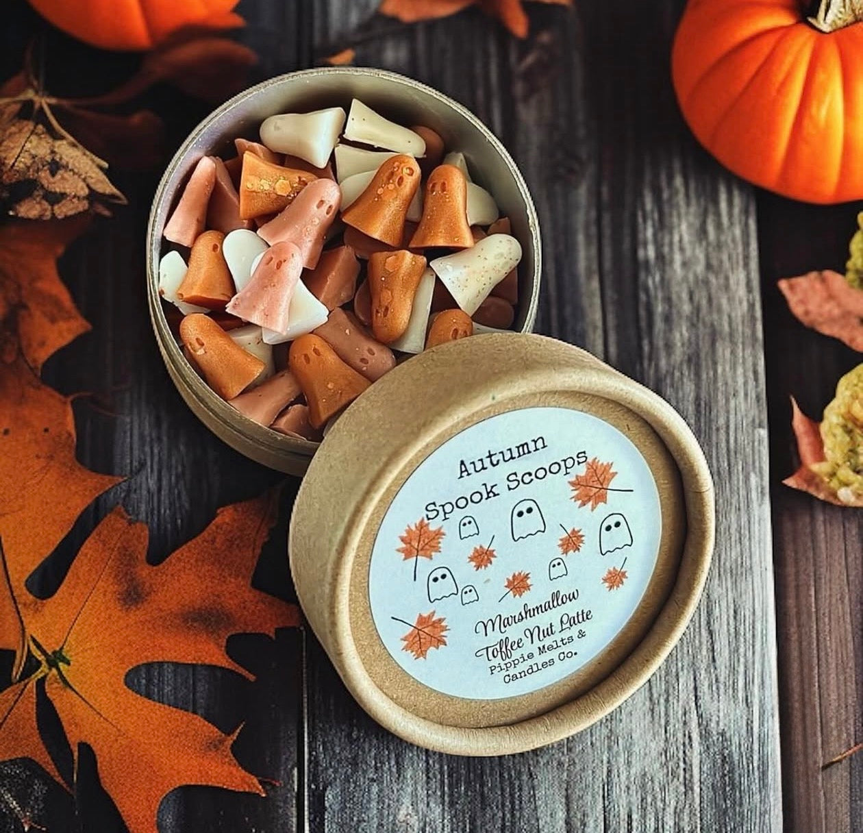 Marshmallow Toffee Not Latte Mini Spook Wax Melt Pot- PRE ORDER