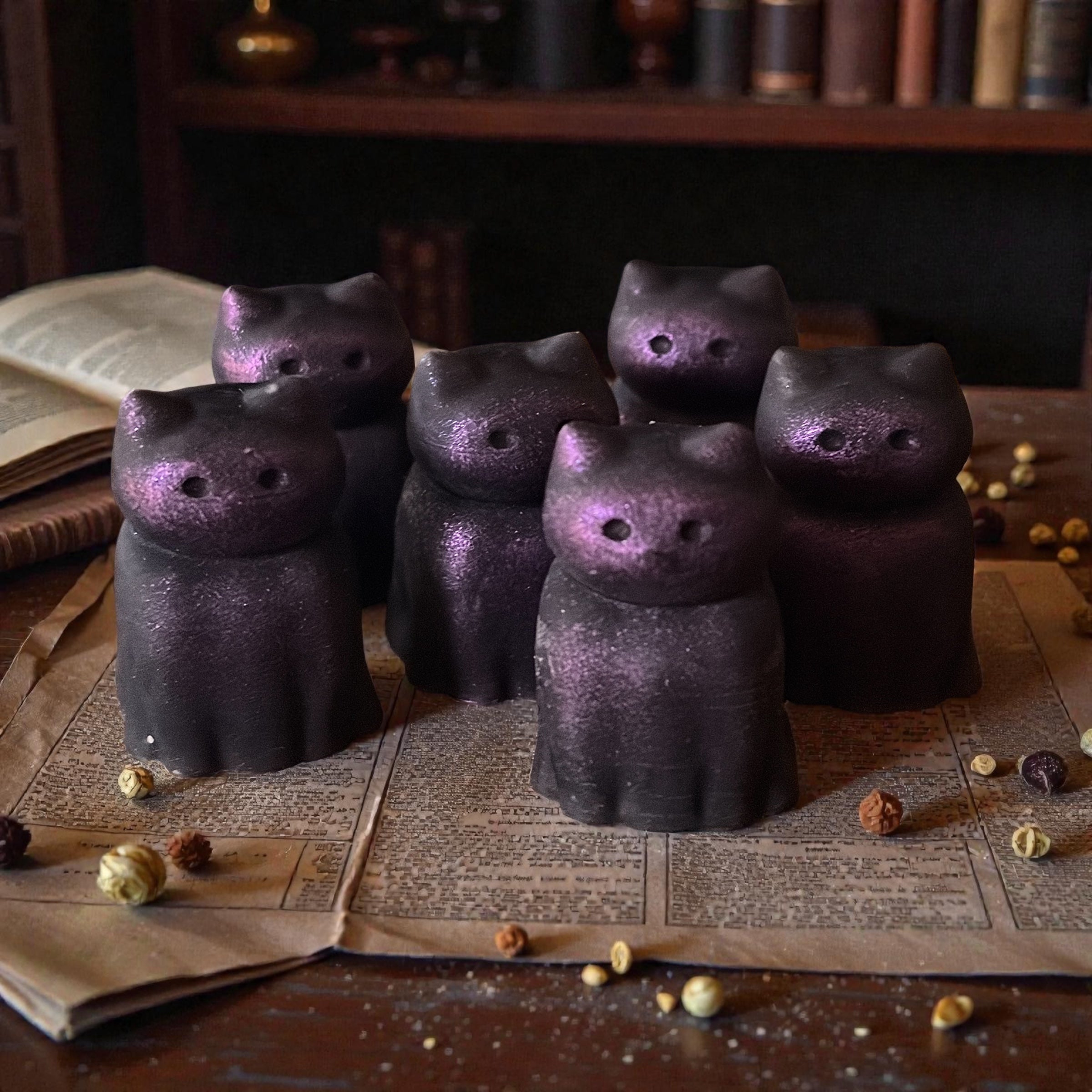 Black Magic Creepy Kittie Wax Melts (8)