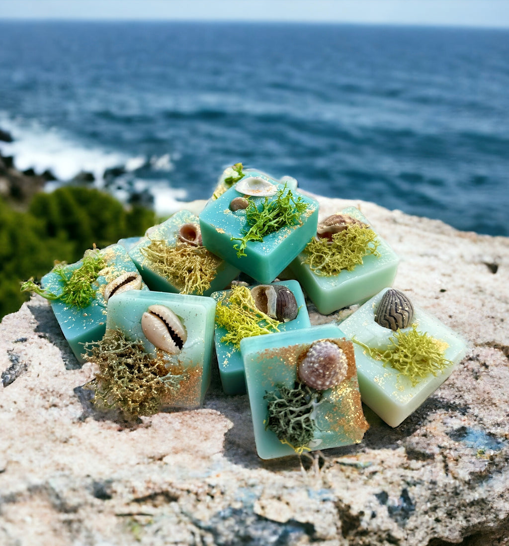 Wood Sage & Sea Salt Wax Melts Chunks (pack of 4)-PRE ORDER