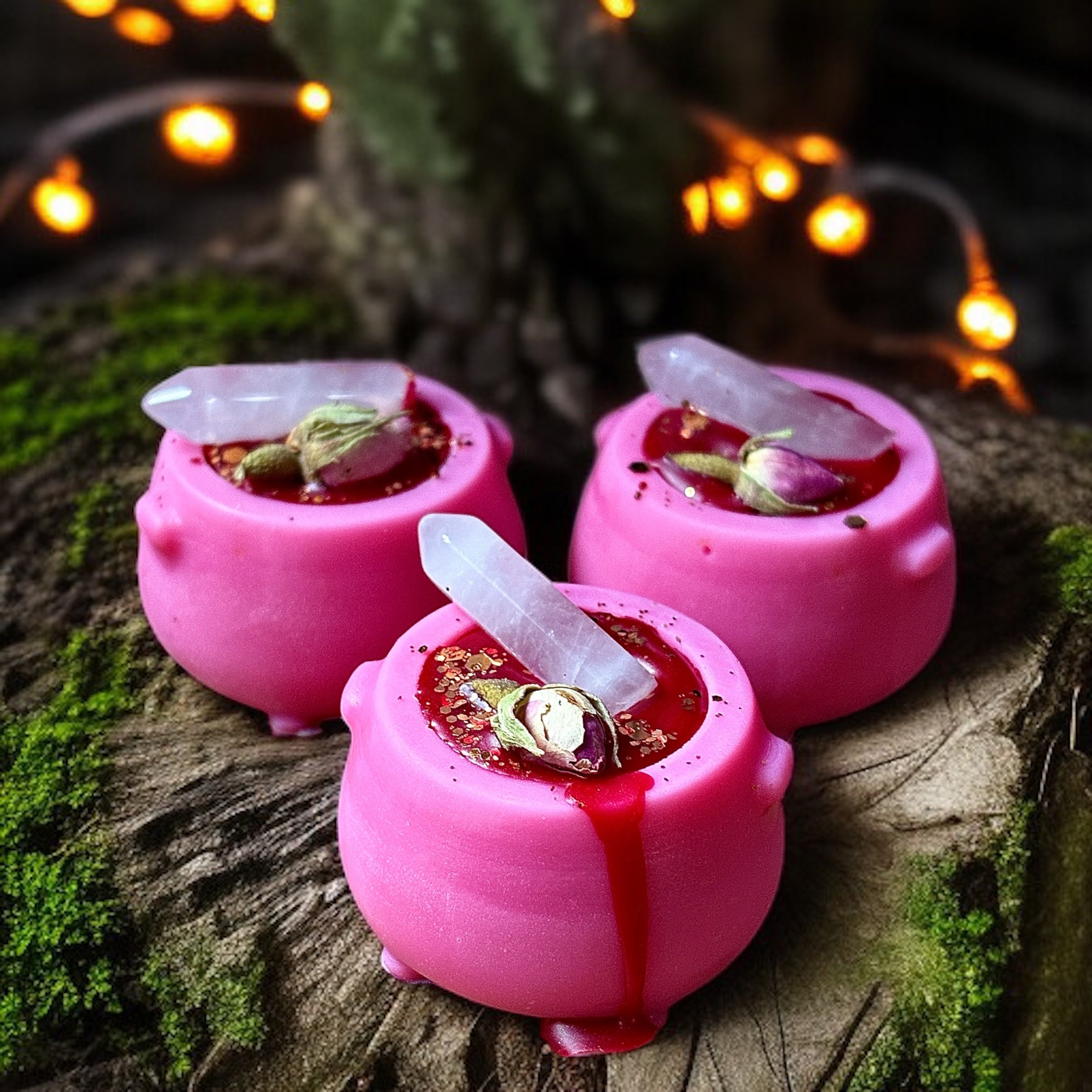 Rose Quartz & Copper Cauldron Wax Melt