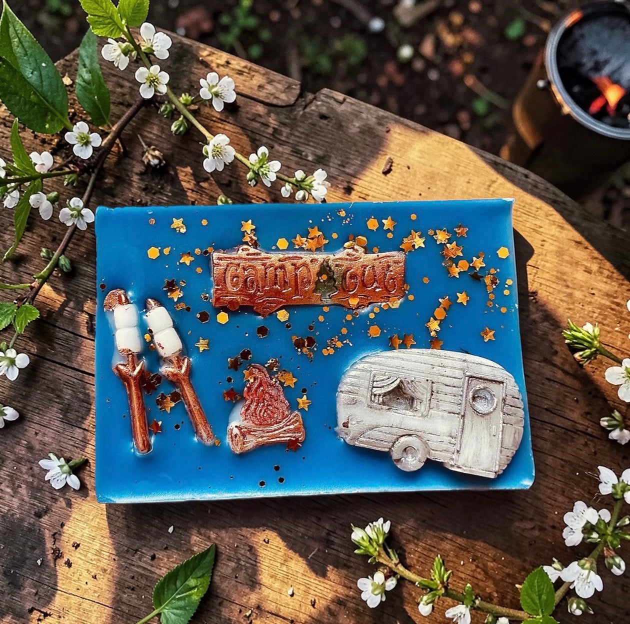 Starry Night Camping Wax Melt Slab- PRE ORDER