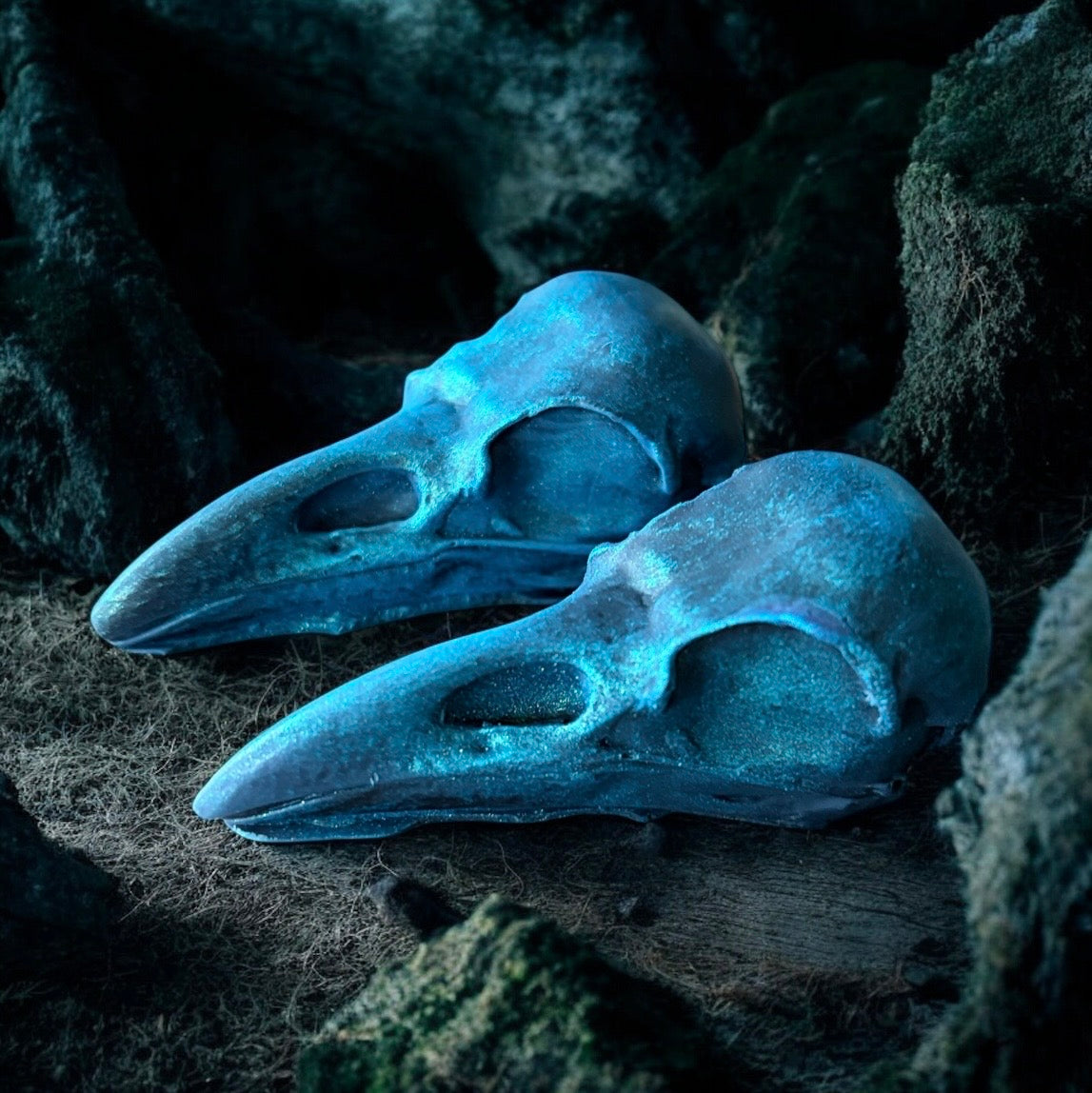 Bewitched Raven Skull Wax Melt (Individual)-PRE ORDER
