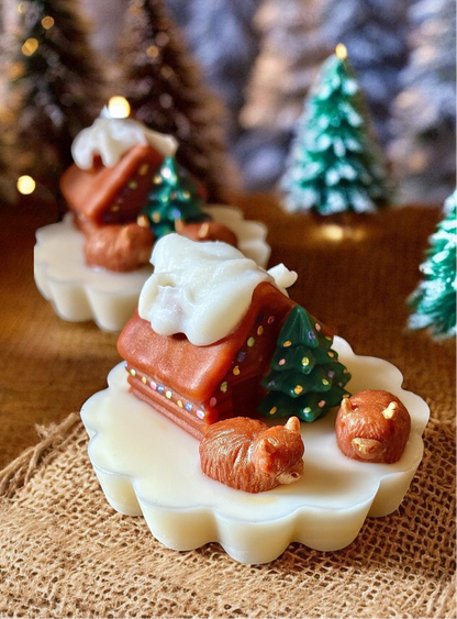 Cozy Cabin Highland Cow Wax Melt Slab