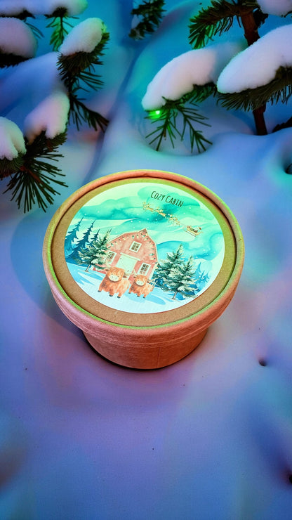 Cozy Cabin Highland Cow Wax Melt Slab