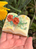 Vintage Leather & Wildflower Book Wax Melt
