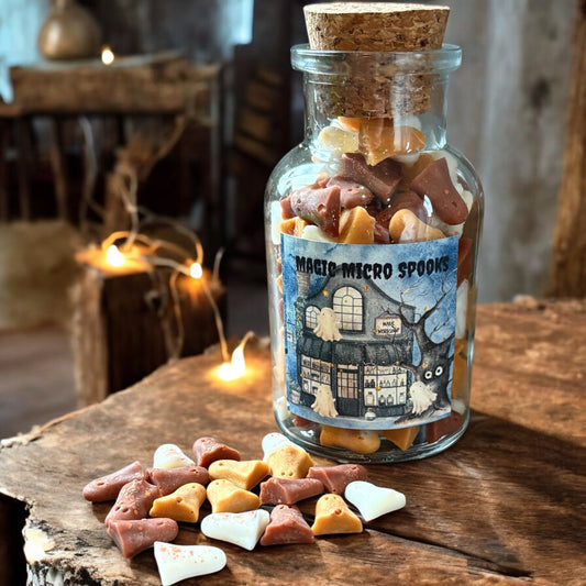 Magic Micro Spooks -Marshmallow Toffee Nut Latte Wax Melt Bottle