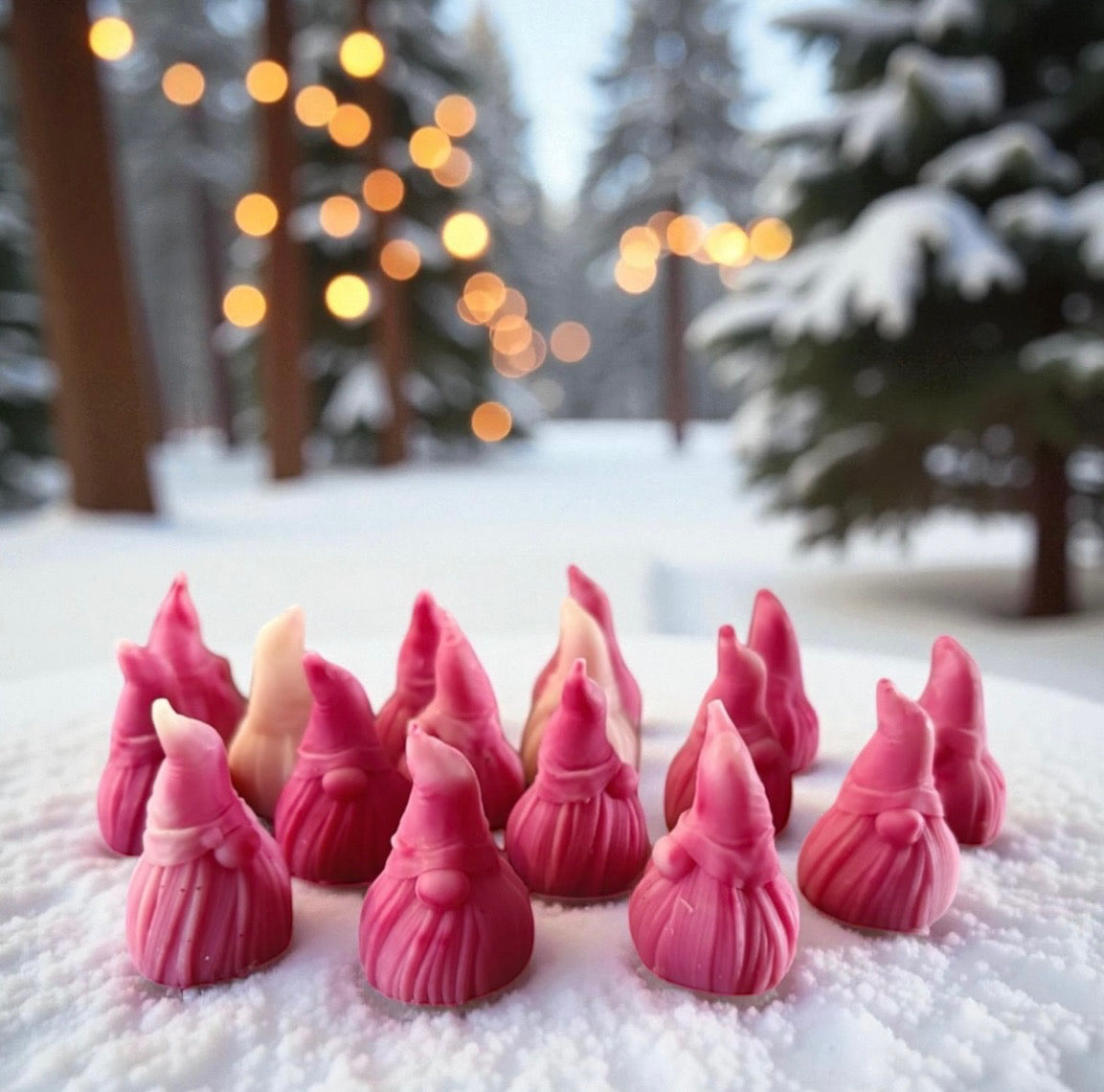 Cherries On Snow Little Gonk Wax Melts (Gift Box Of Eight)