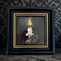 The Haunted Flame- Framed Original Acrylic Painting