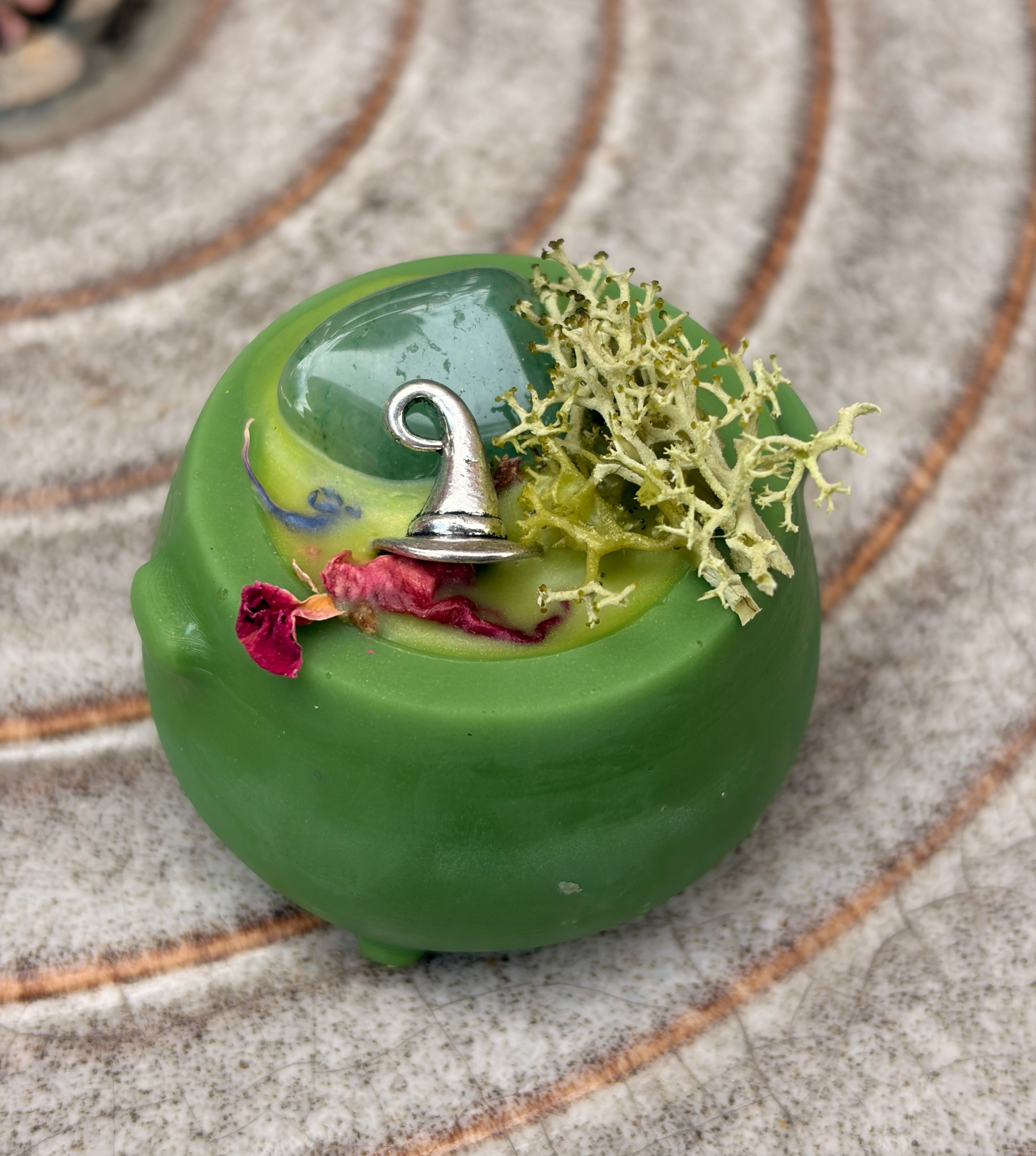Green Agate Enchantress Cauldron Wax Melt