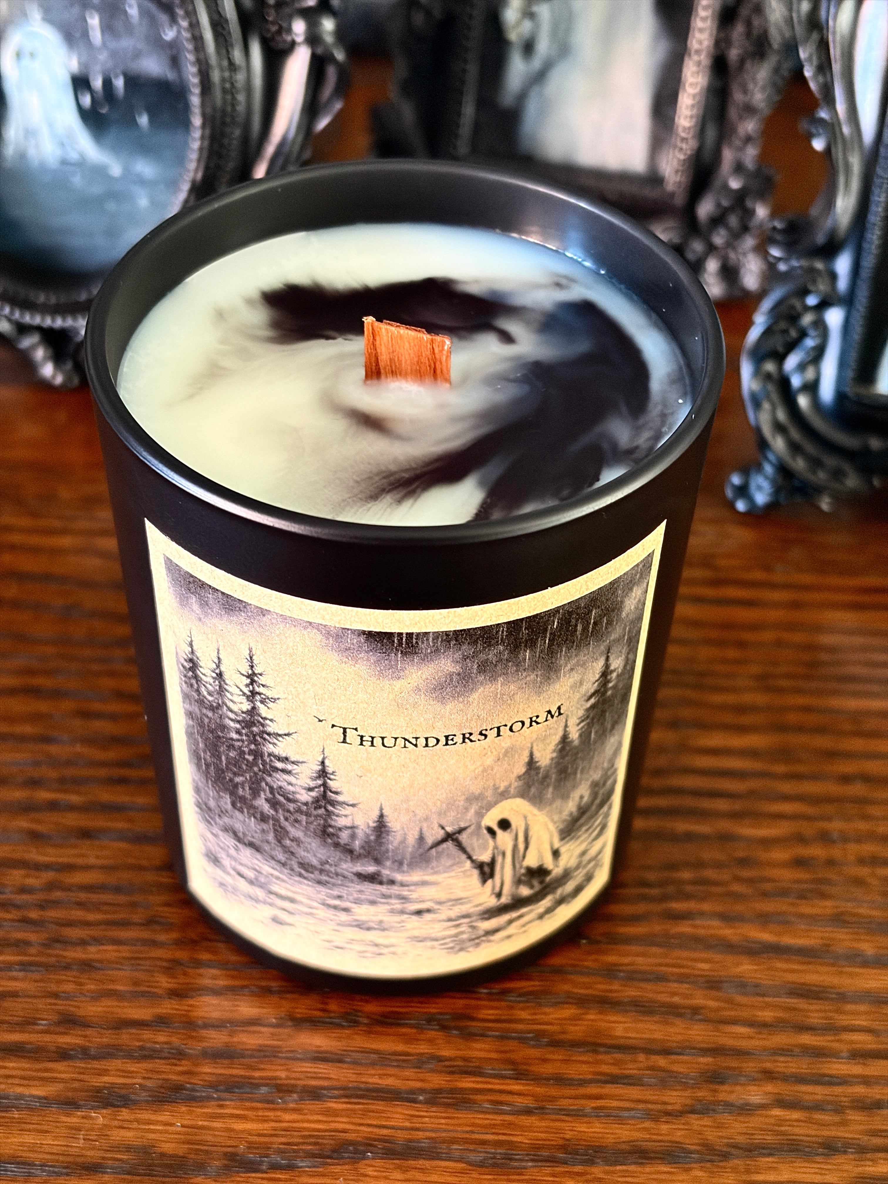 Thunderstorm Wooden Wick Candle 20cl
