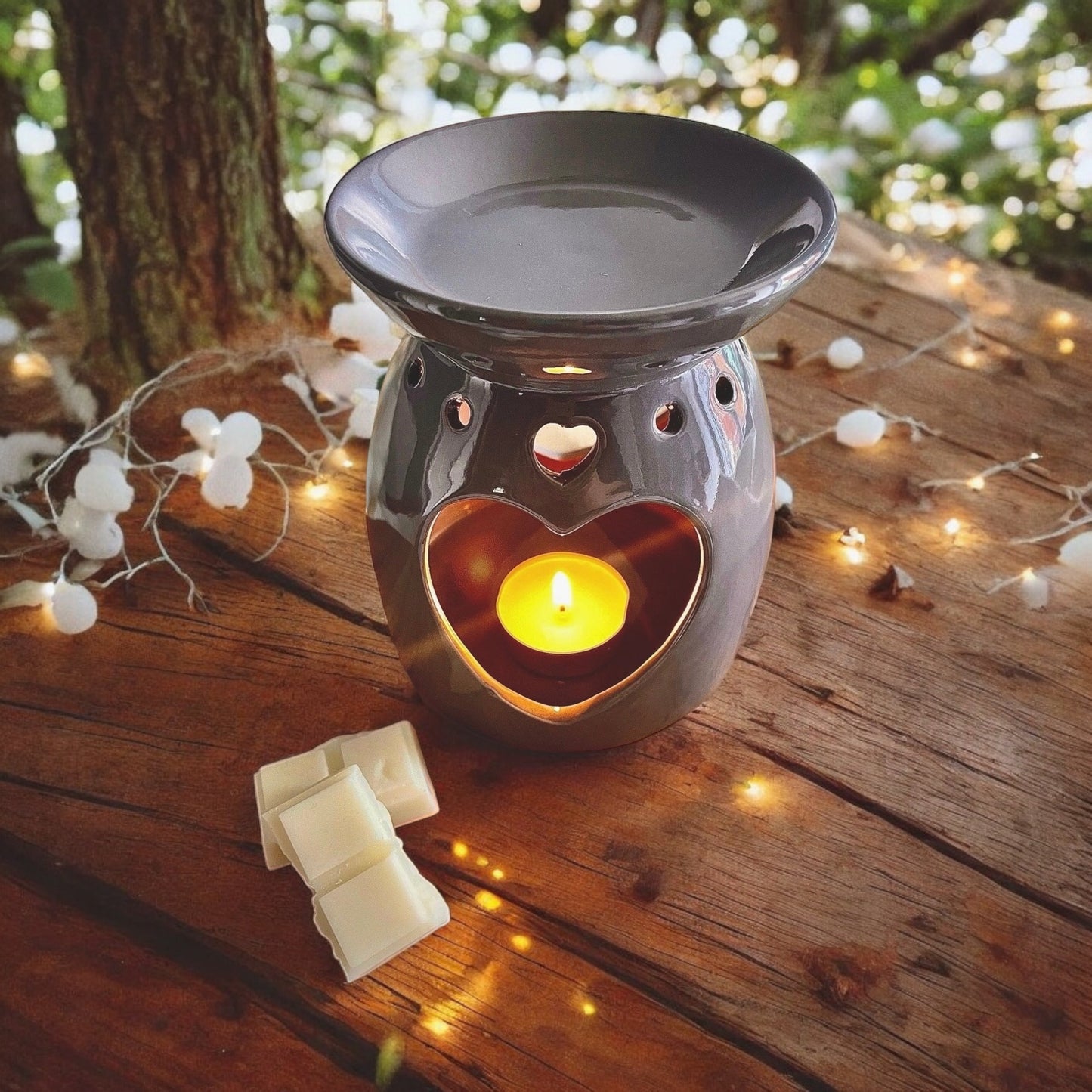 Grey Heart Burner