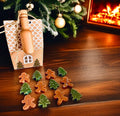 Coffee Roasted Chestnuts Scoops In Gingerbread House Gift Box