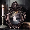 Framed Mini Gothic Original Ghost In A Storm Painting
