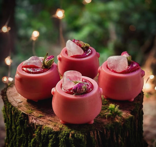 Rose Quartz & Copper Cauldron Wax Melt