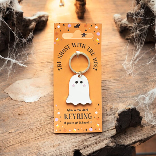 Ghost With The Most Glow In The Dark Keyring