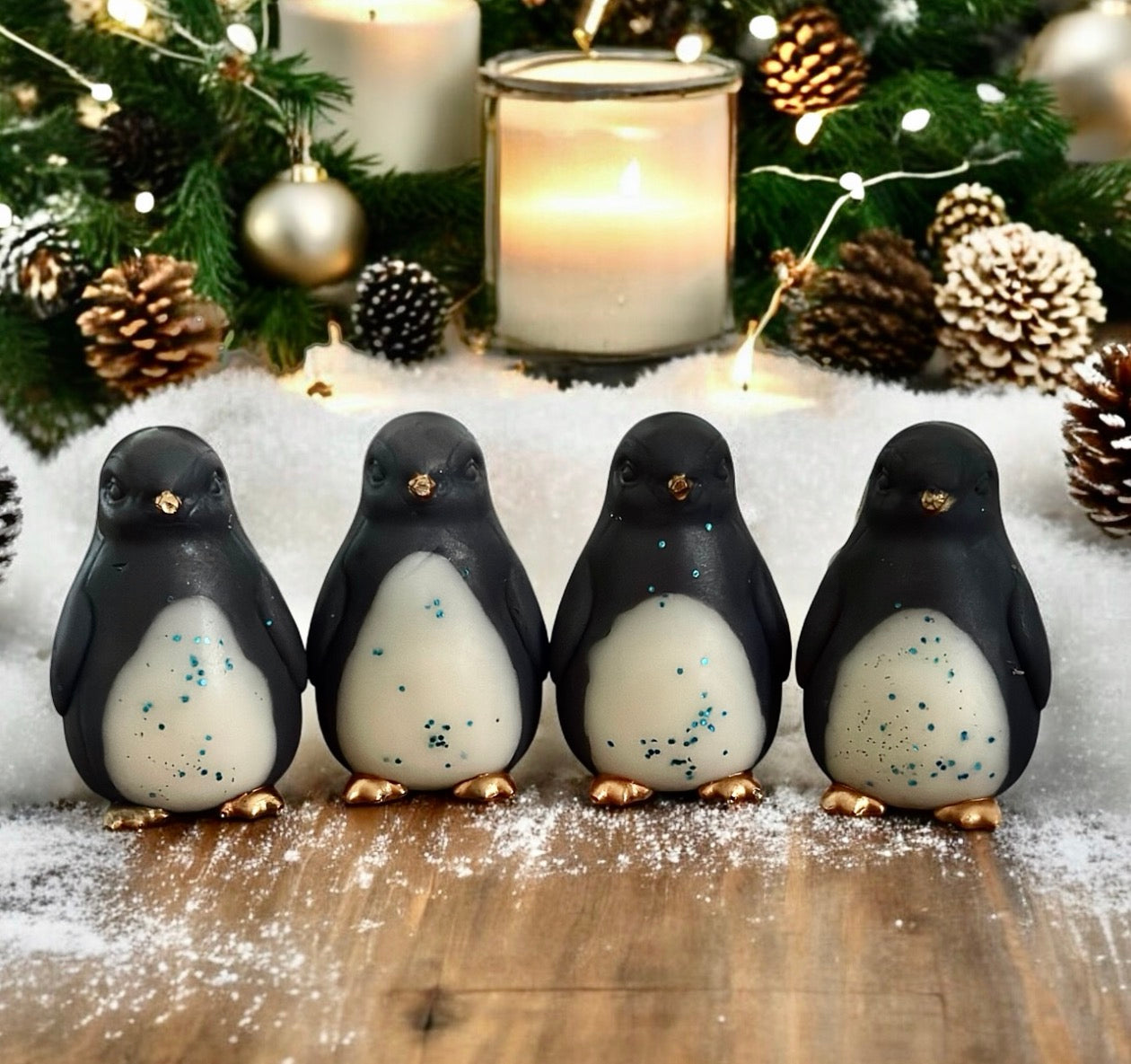 Shimmering Spruce & Peppermint Wax Melt (Gift Box Of Three)-PRE ORDER