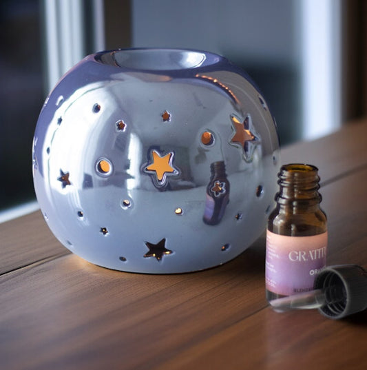 Purple Iridescent Star Burner