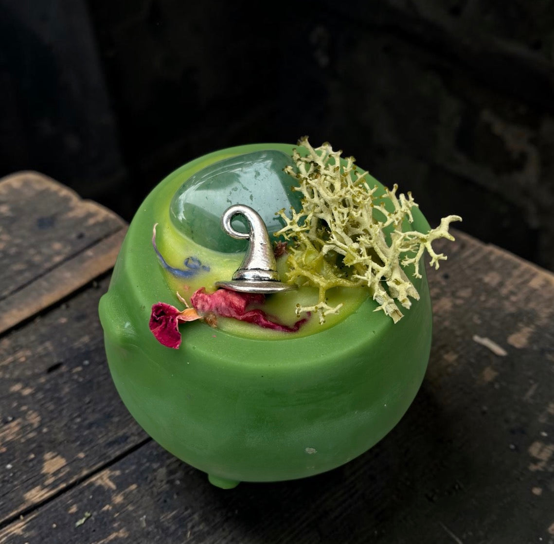 Green Agate Enchantress Cauldron Wax Melt-PRE ORDER