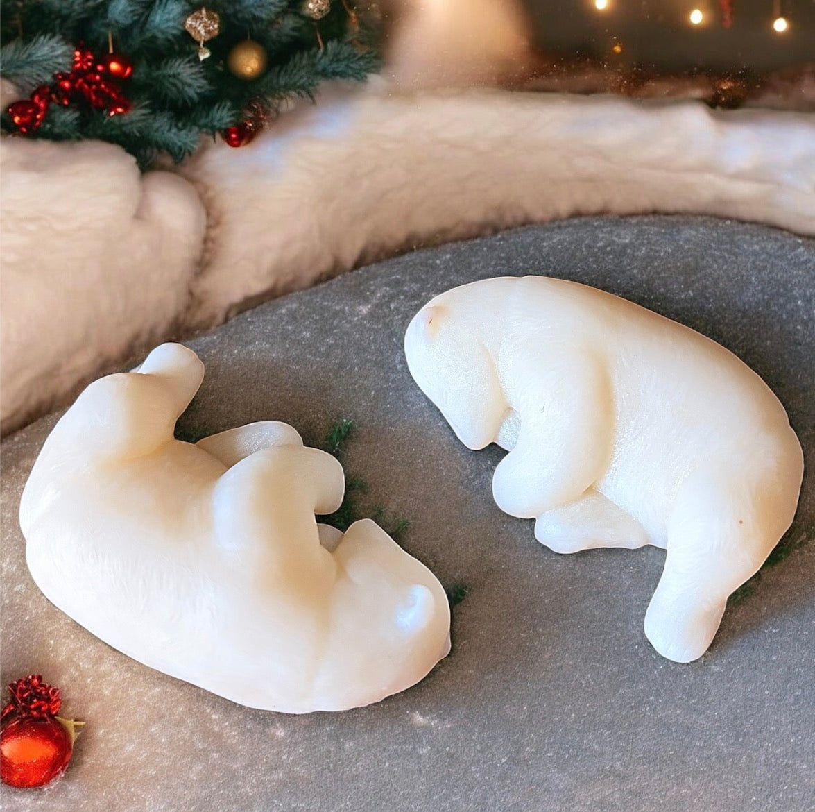 Snow Laden Serenity Polar Bear Wax Melt (Individual)-PRE ORDER