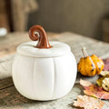 White Curly Pumpkin Burner