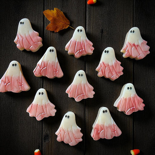 Marshmallows & Fresh Raspberry little Spooks Wax Melts.