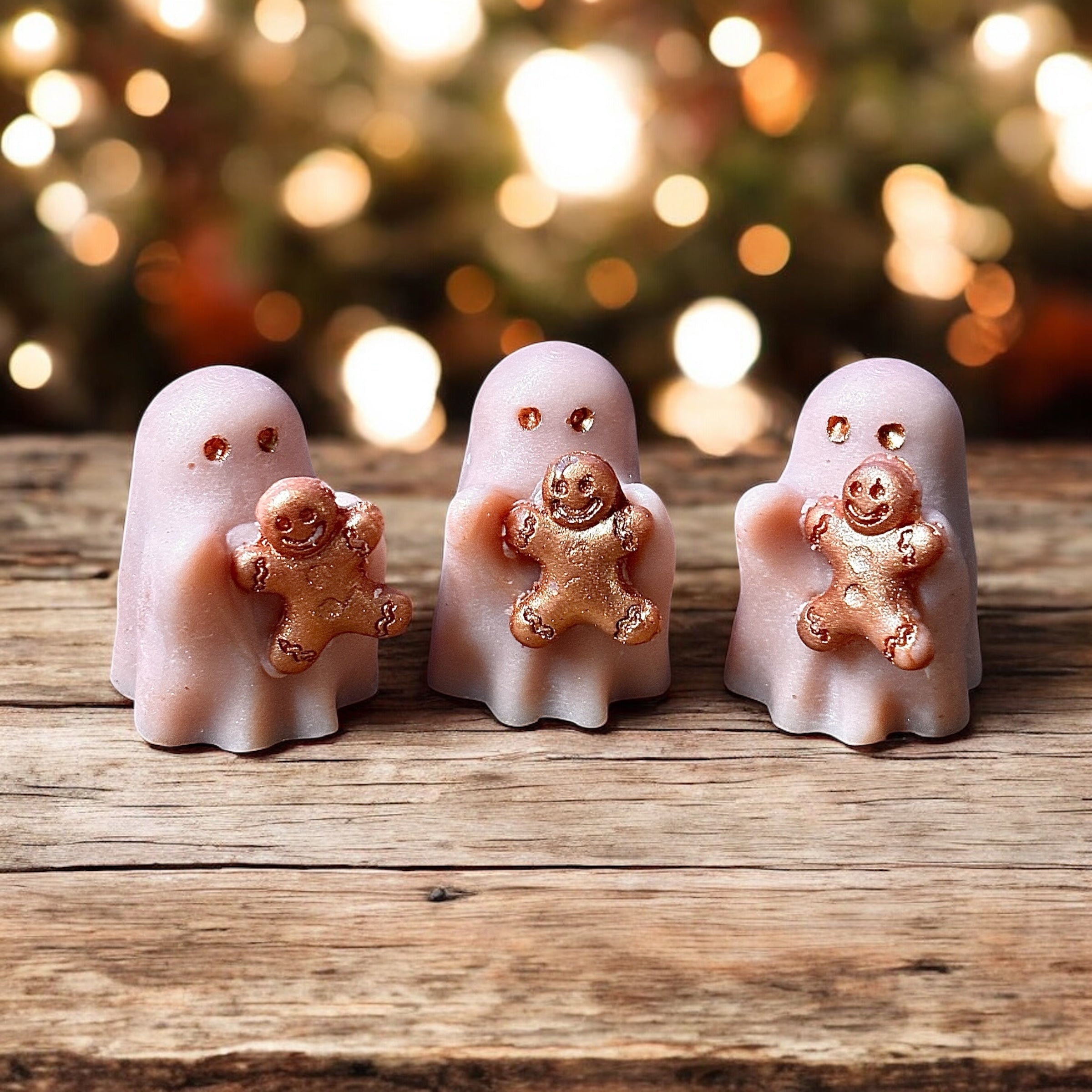 Gingerbread Man Ghostie Wax Melt-PRE ORDER