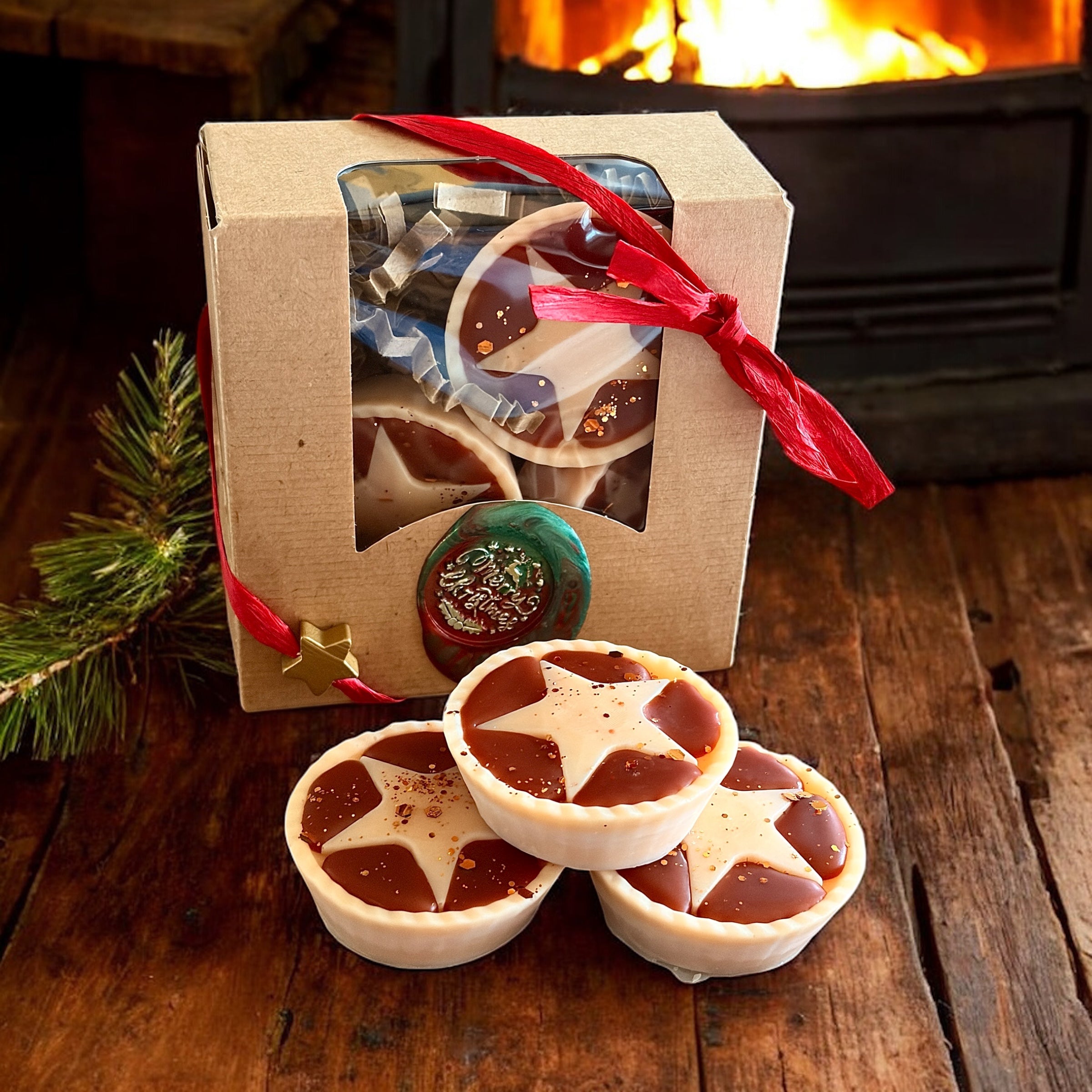 Mince Pie Wax Melt (Gift Box Of Three)-PRE ORDER
