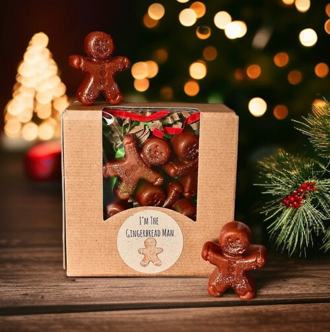 Gingerbread Man Wax Melt (Gift Box Of Six)